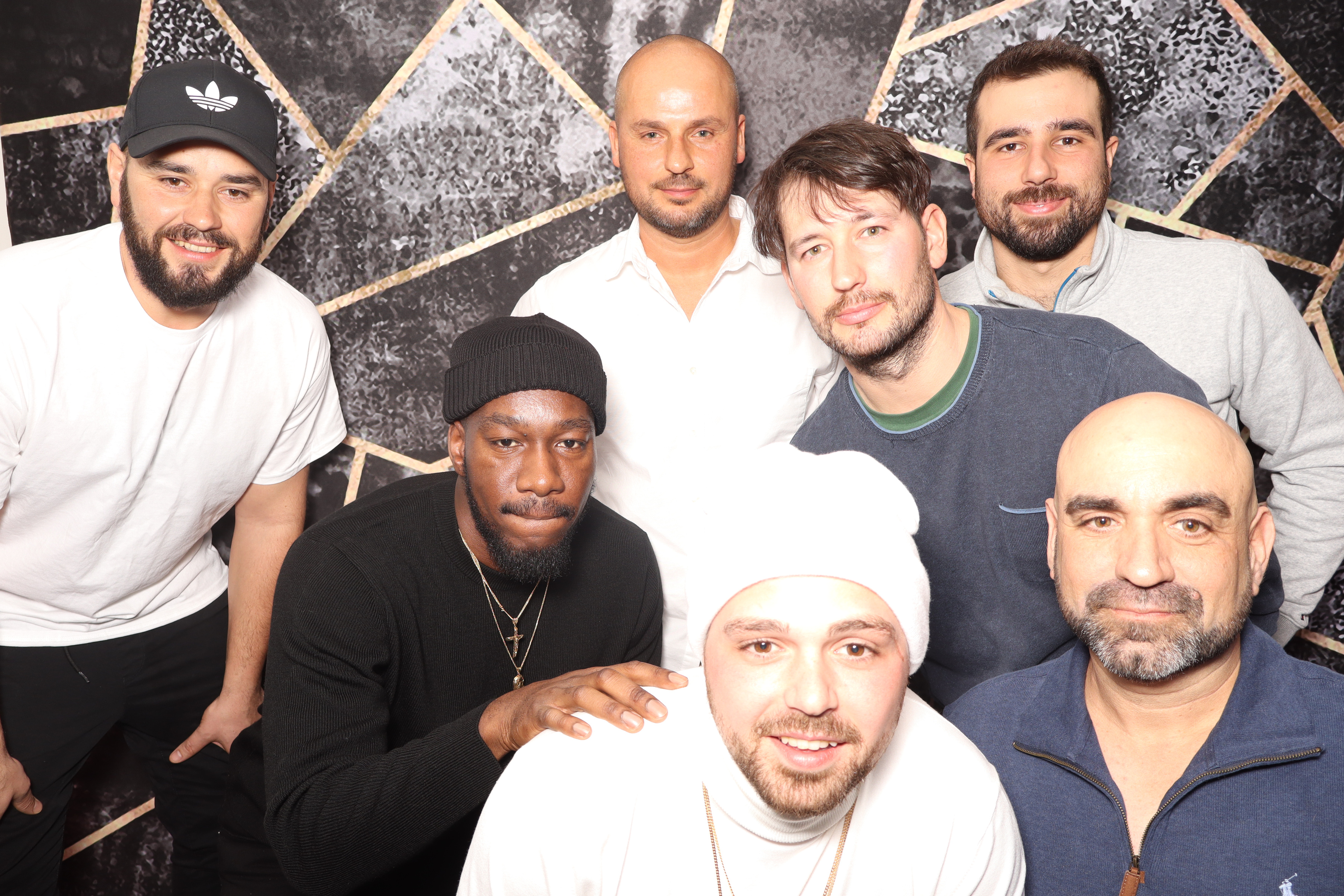 Professional photo booth setup